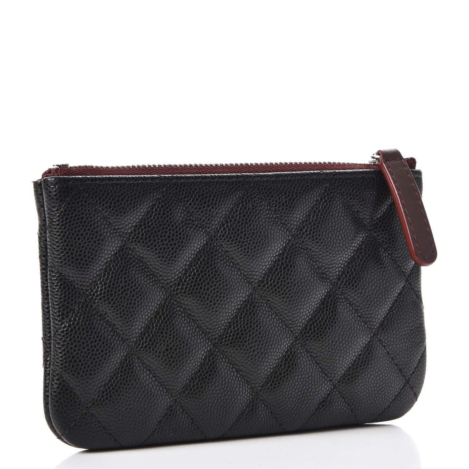 Chanel Caviar Quilted Small Cosmetic Case Black 3 of 7