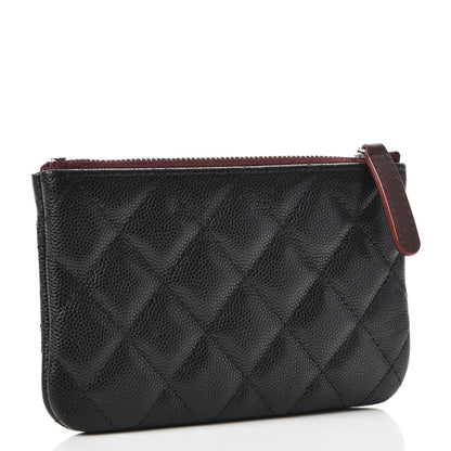Chanel Caviar Quilted Small Cosmetic Case Black 3 of 7