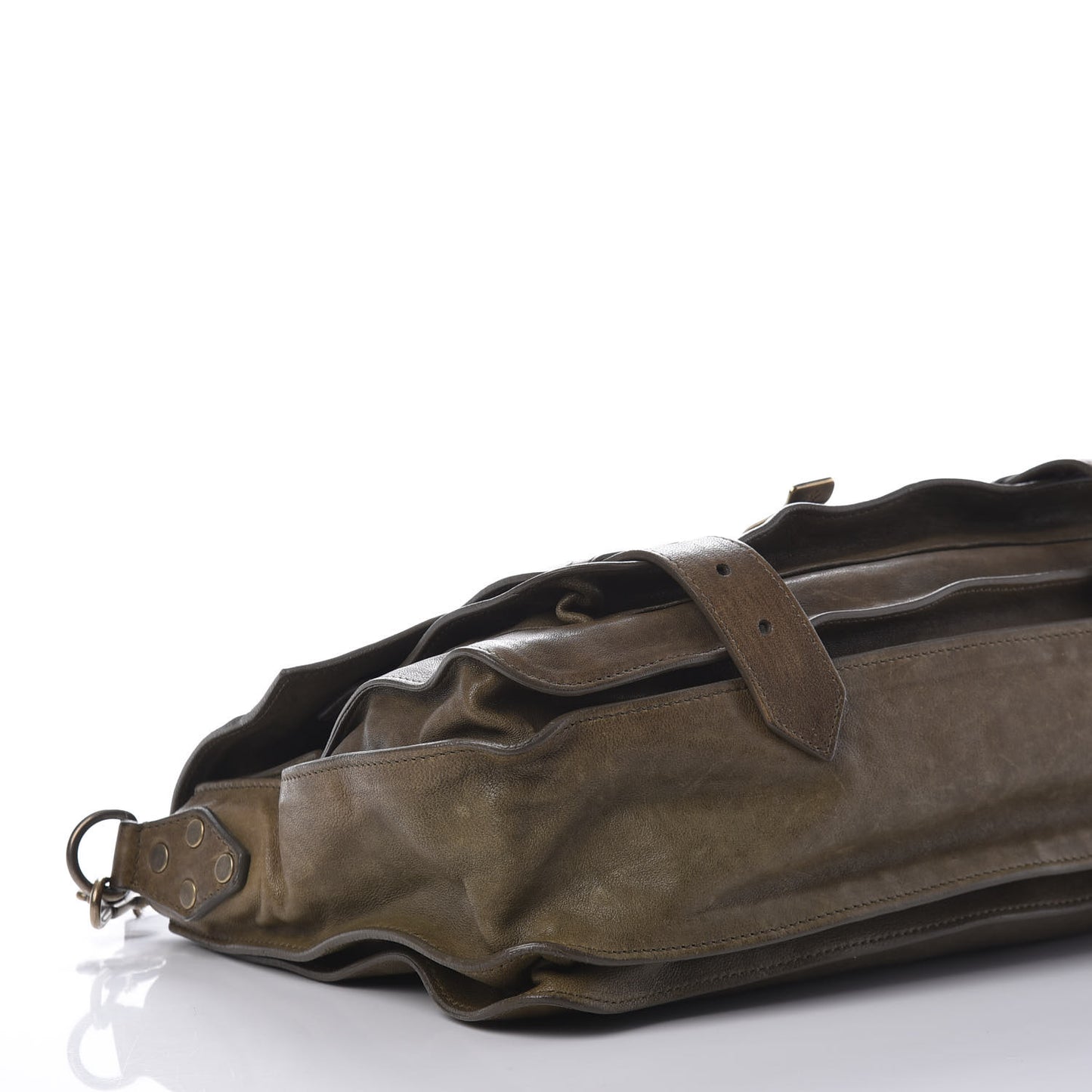 Lambskin Medium PS1 Satchel Military
