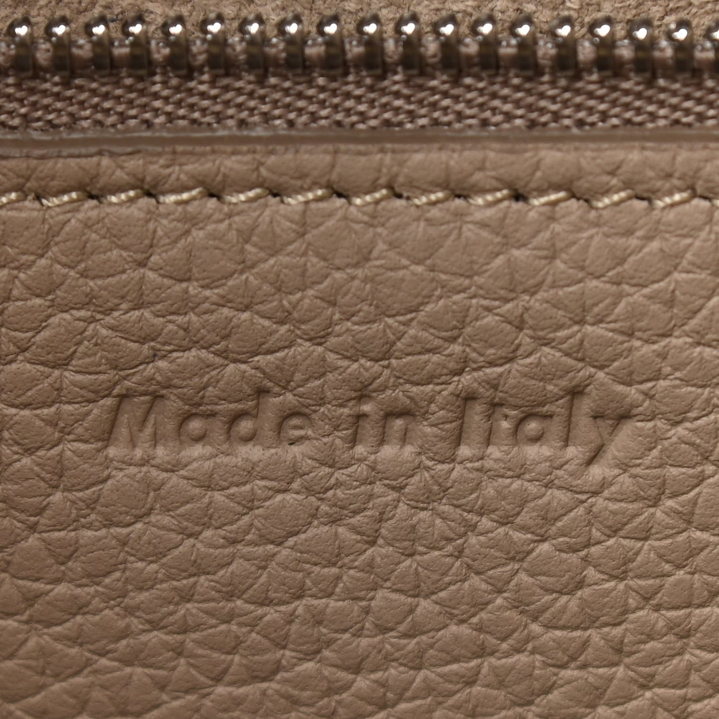 Supple Grained Calfskin Small Big Bag Light Taupe