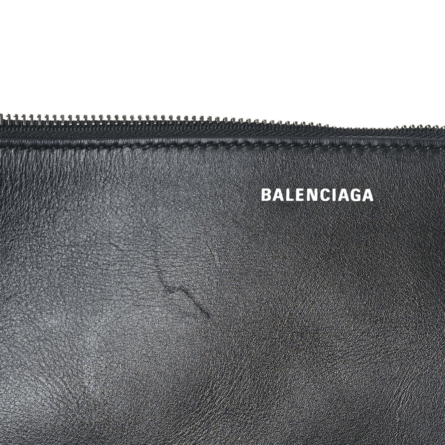 Shiny Calfskin Hobo Tote Black