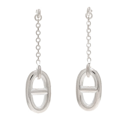 Hermes Sterling Silver Farandole Drop Earrings 1 of 5