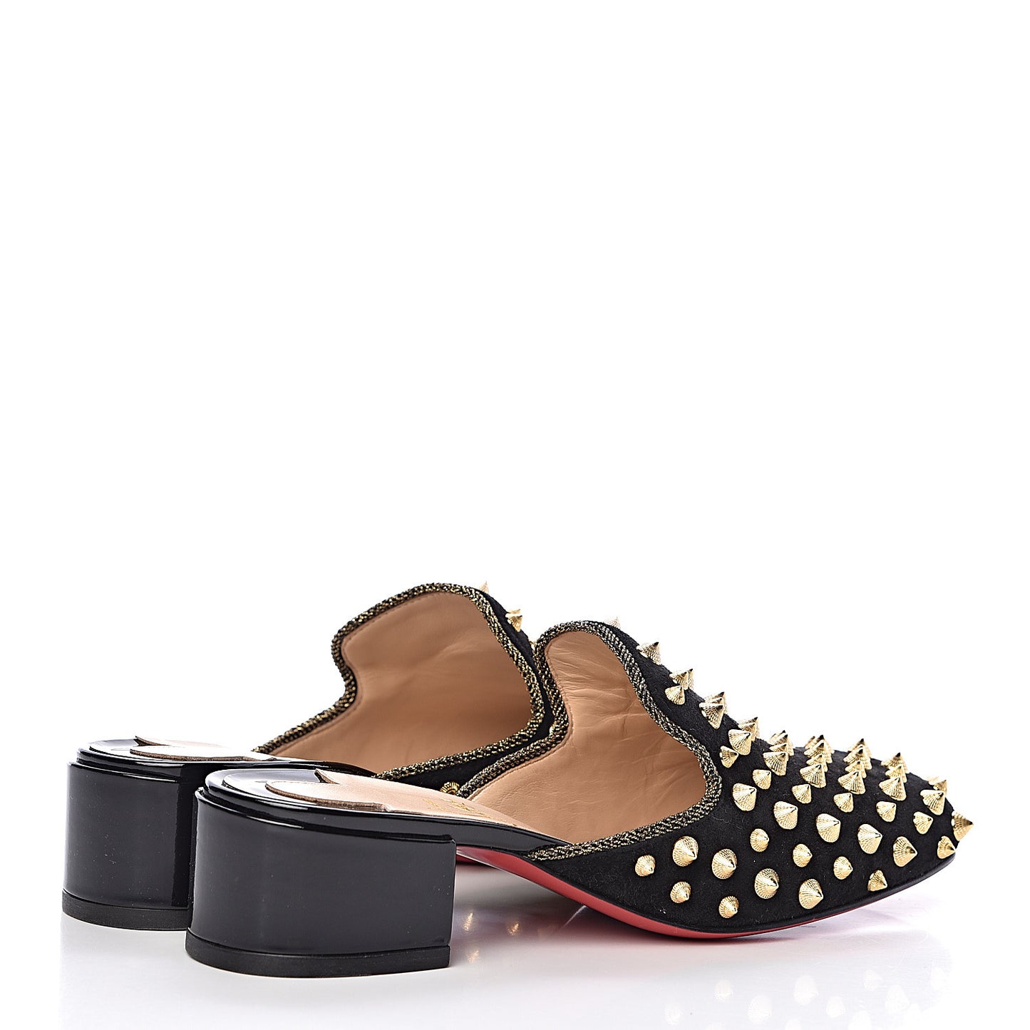 Suede Spikes Mulaconka 35 Mules 36 Black