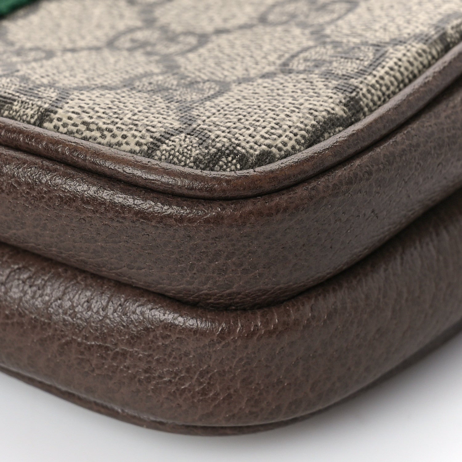 Gucci GG Supreme Monogram Web Ophidia Wristlet Beige New Acero 9 of 9