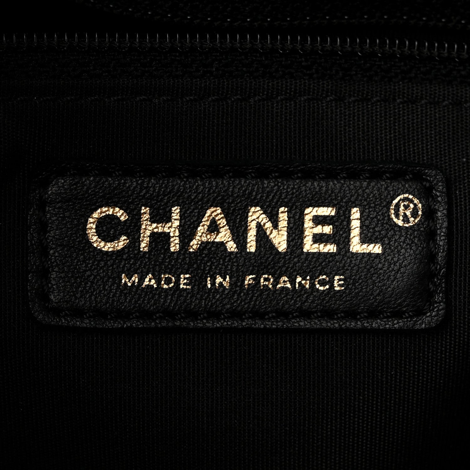 Chanel Caviar Quilted Sweet Vertical Shopping Tote Black 6 of 12