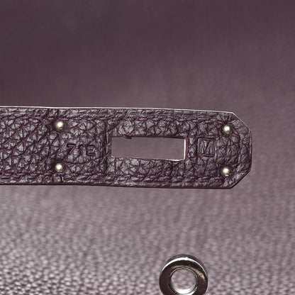 Hermes Togo So Kelly 26 Raisin 7 of 10