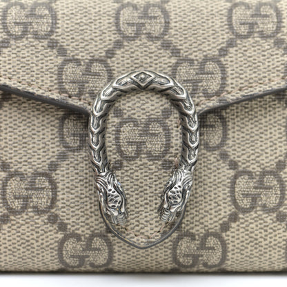 Gucci GG Supreme Monogram Dionysus Coin Purse Taupe 9 of 10
