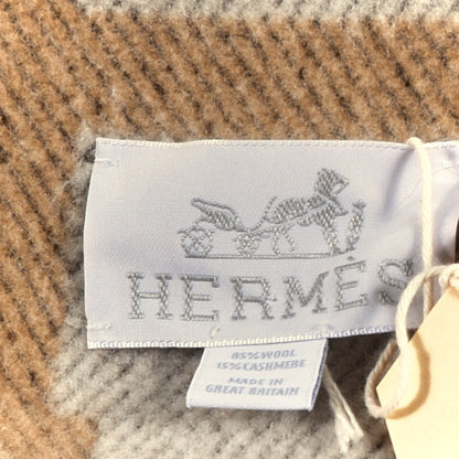 Hermes Wool Cashmere Avalon III Blanket Ecru Camomille 3 of 3