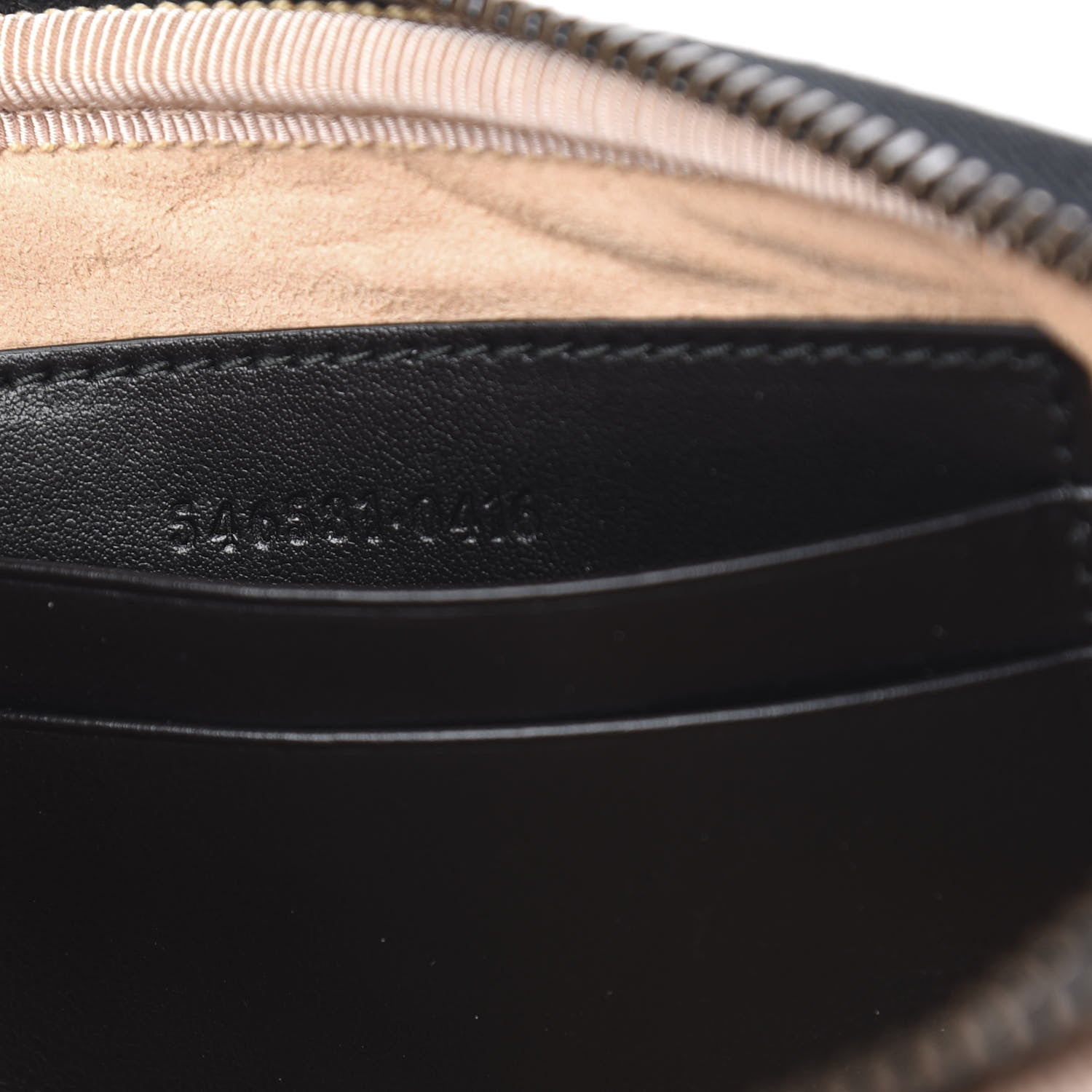Gucci Calfskin Matelasse Mini GG Marmont Chain Crossbody Bag Black 8 of 12