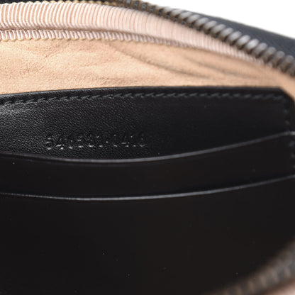 Gucci Calfskin Matelasse Mini GG Marmont Chain Crossbody Bag Black 8 of 12