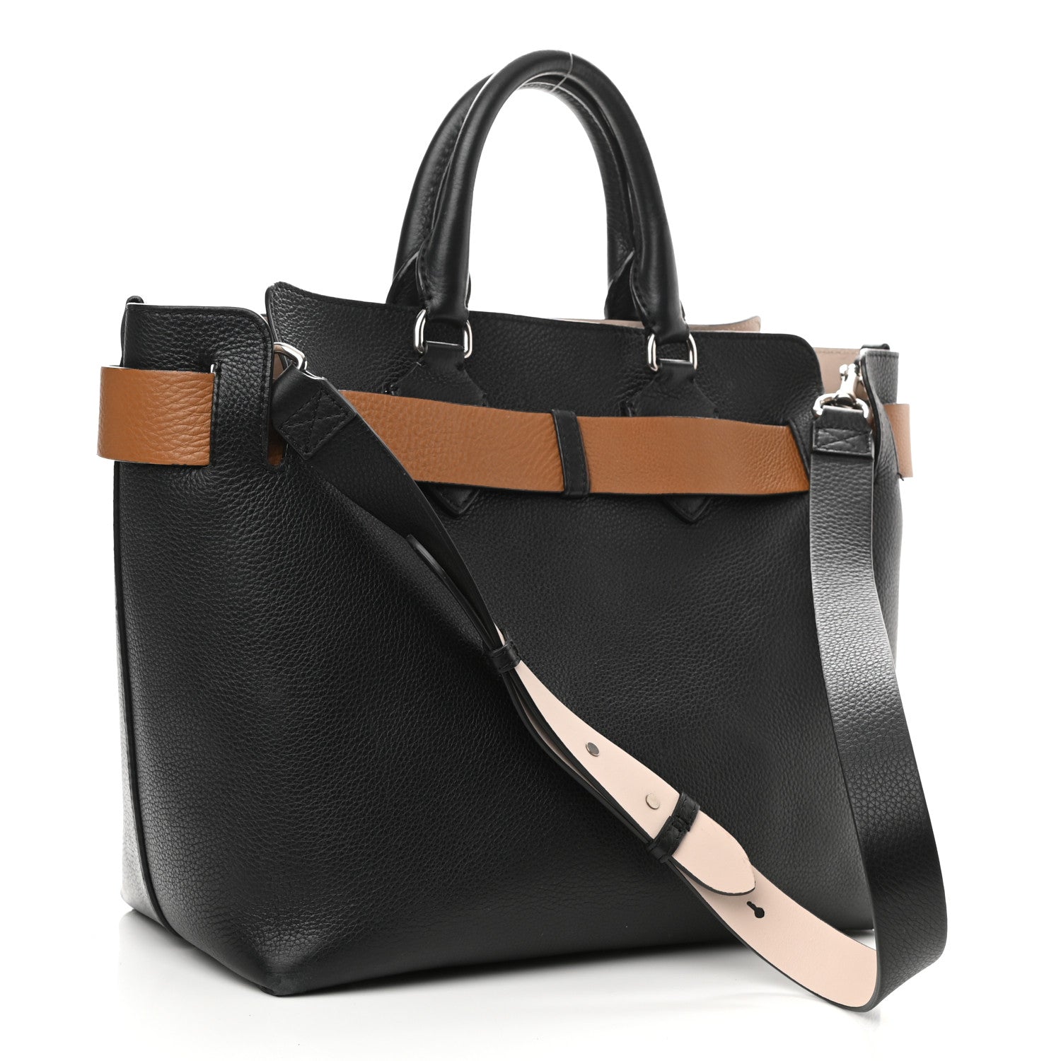 Burberry Soft Grain Calfskin Medium Belt Bag Black 3 of 15