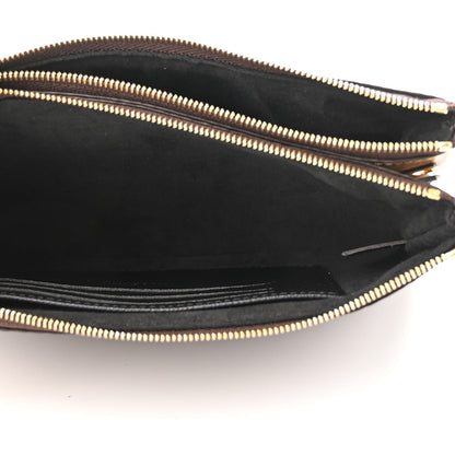 Louis Vuitton Reverse Monogram Giant Double Zip Pochette 6 of 11