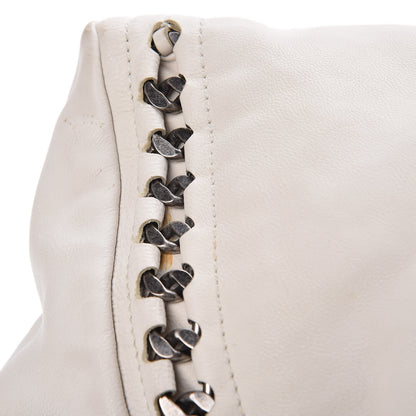 Chanel Calfskin Large East West Modern Chain Tote White 16 of 21