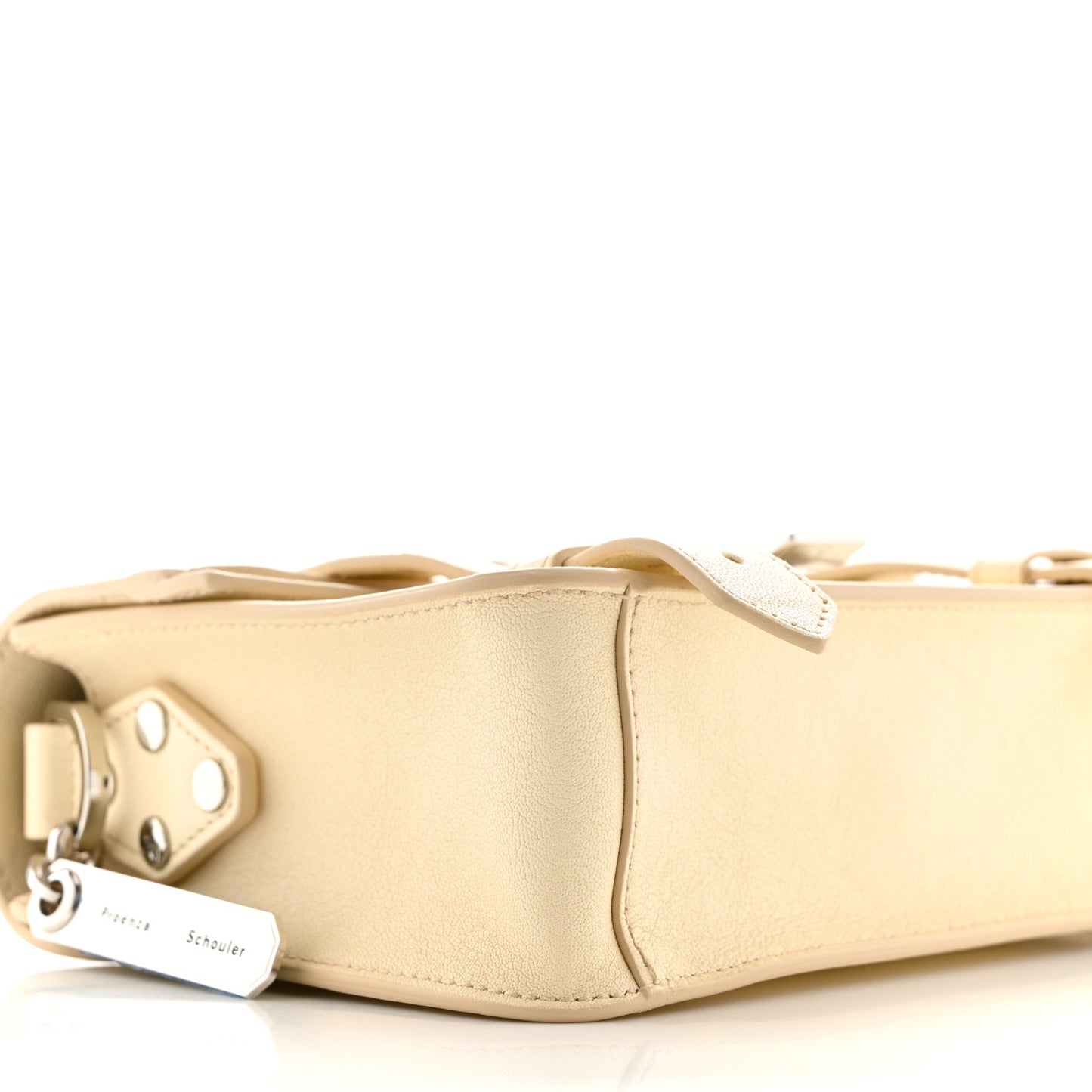 Lambskin PS1 Mini Pouch Messenger Beige