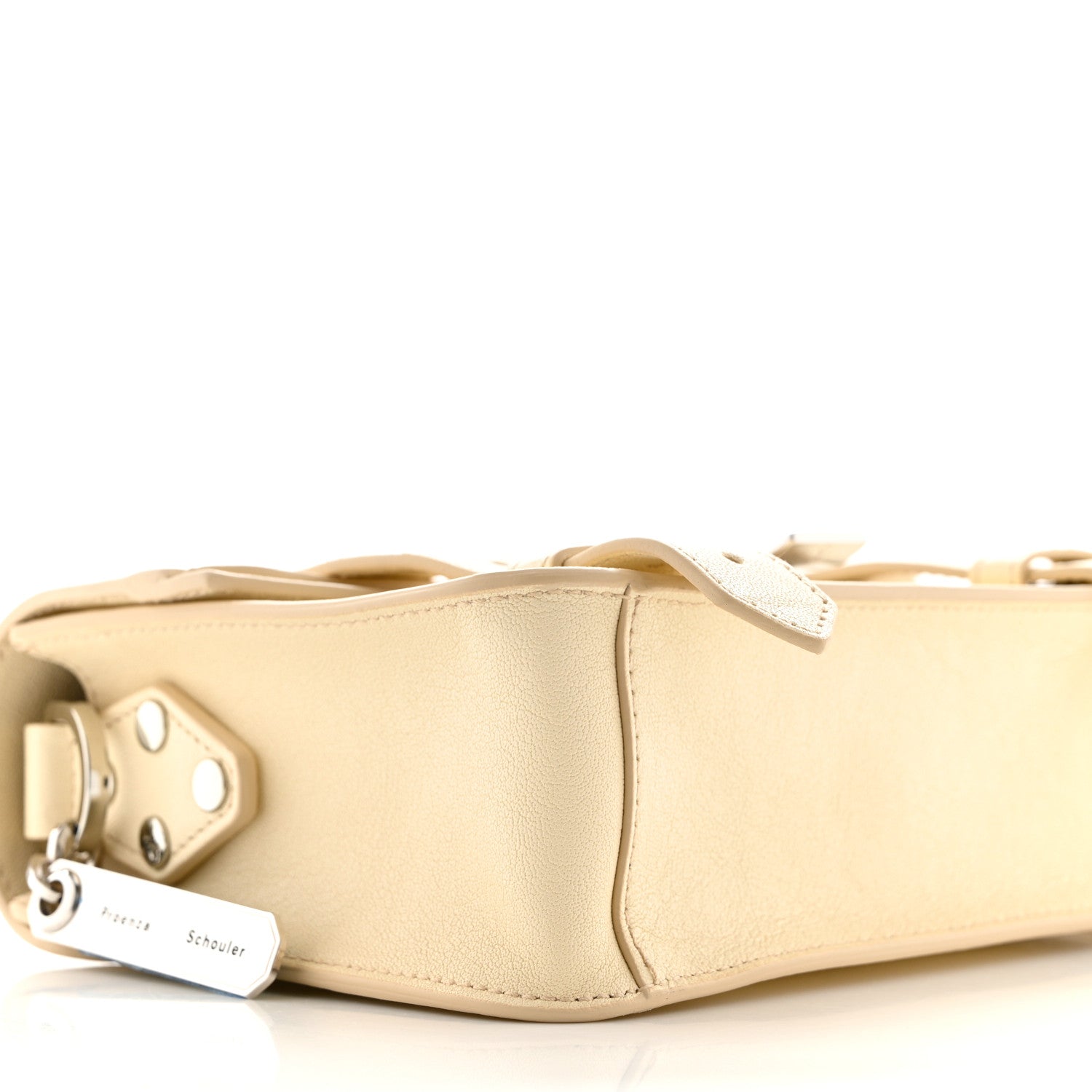 Proenza Schouler Lambskin PS1 Mini Pouch Messenger Beige 8 of 9