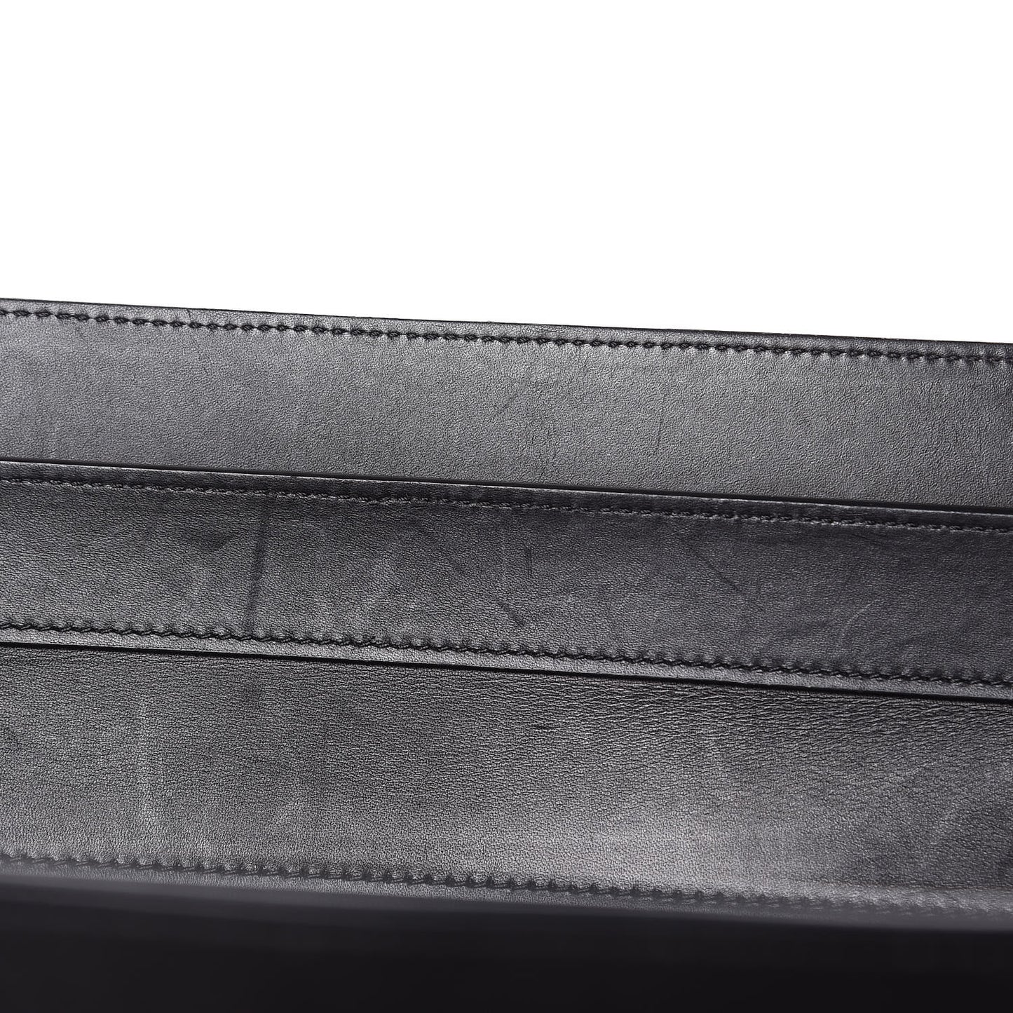 Satin Calfskin Mini Tri-Color Luggage Dark Grey