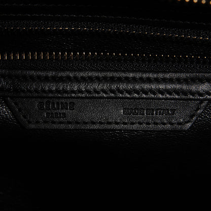 Celine Smooth Calfskin Micro Luggage Black 6 of 7