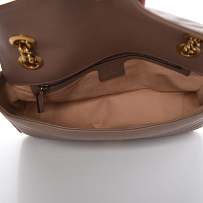 Gucci Calfskin Matelasse Small GG Marmont Shoulder Bag Porcelain Rose 7 of 9