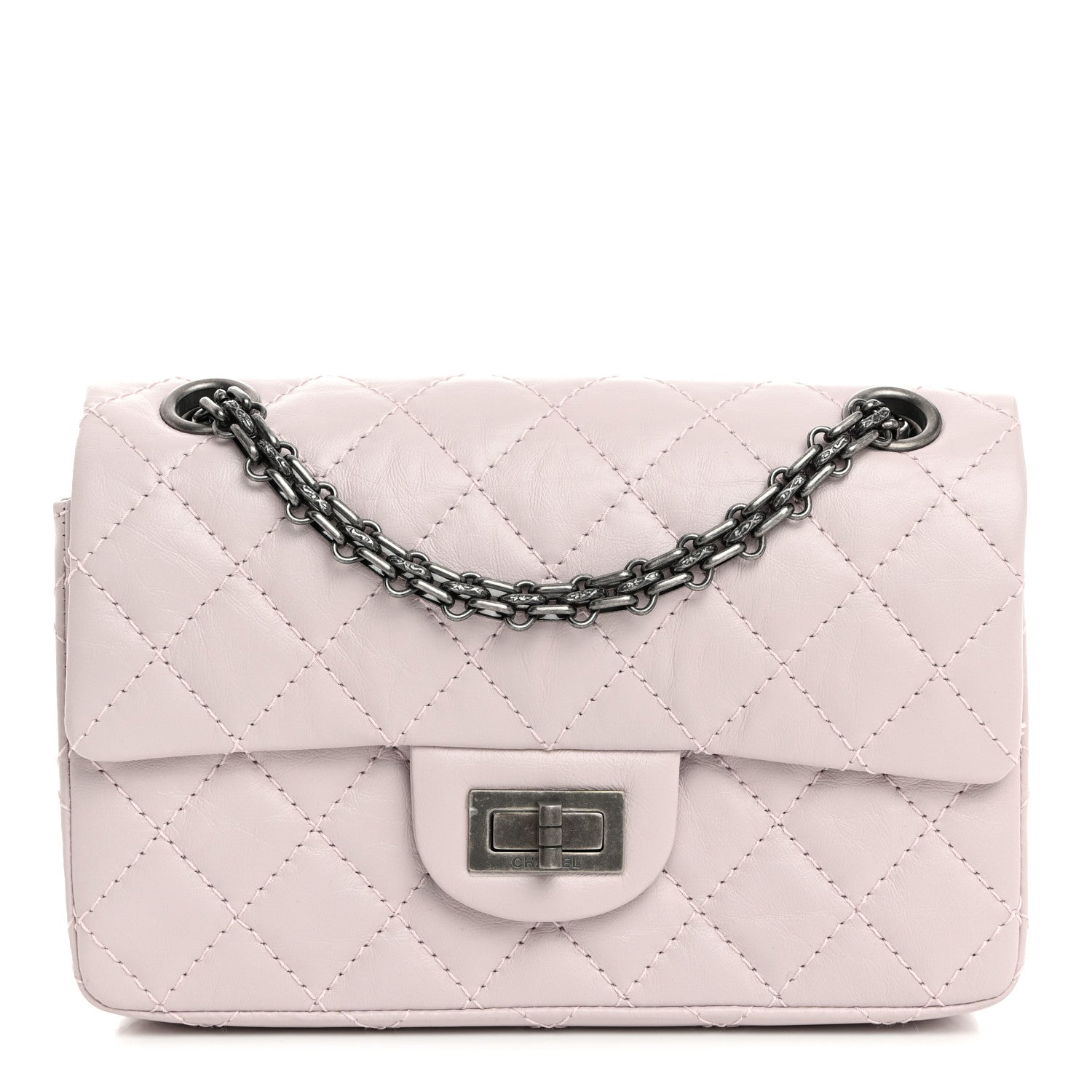 Chanel Aged Calfskin Quilted 2.55 Reissue Mini Flap Lilac 1 of 10