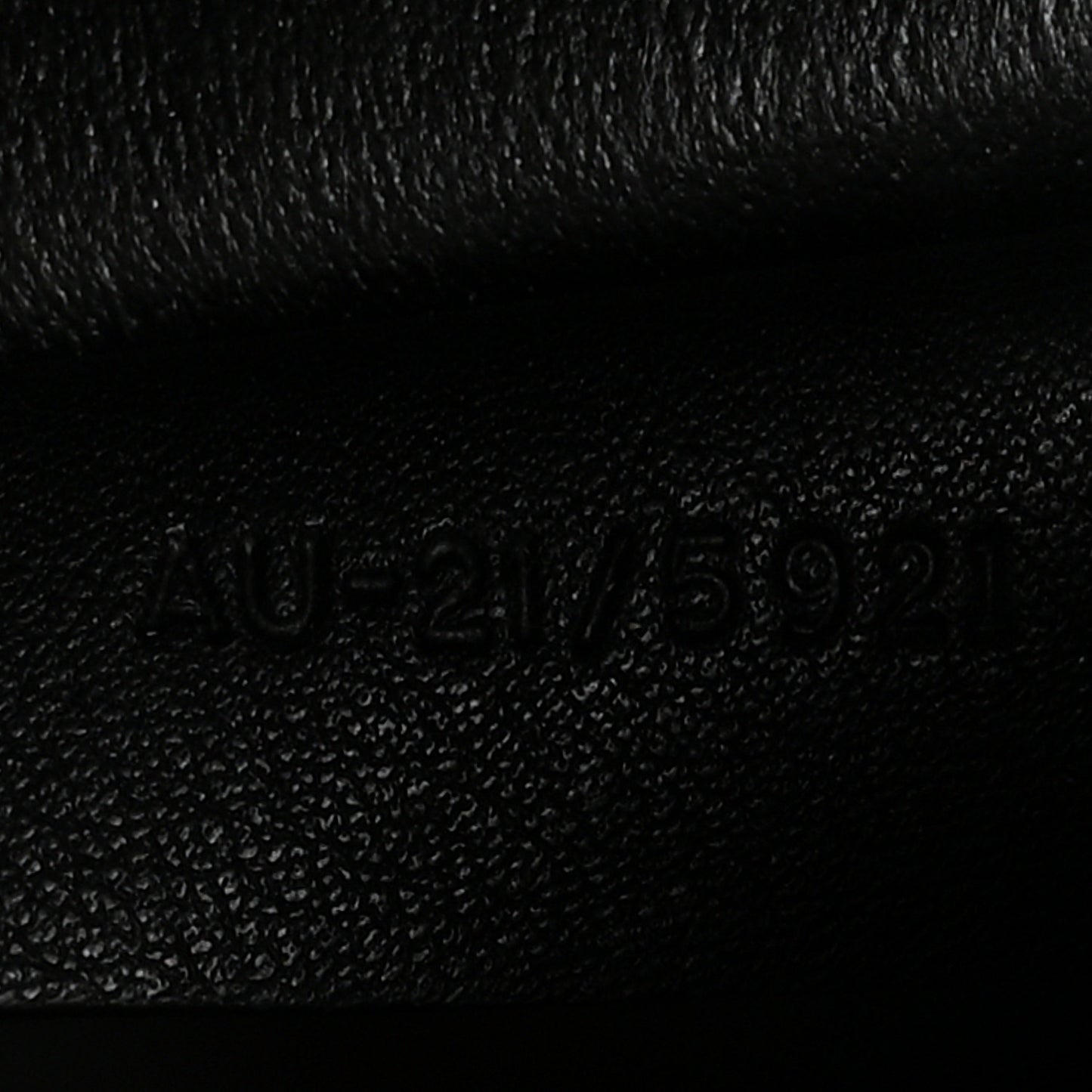 Calfskin Medium Hug Bag Black