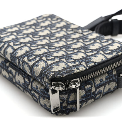 Christian Dior Oblique Pouch Beige Black 9 of 10