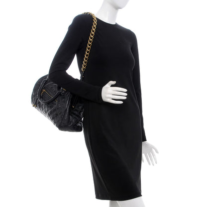 Marc Jacobs Calfskin Quilted Stam Black 2 of 7