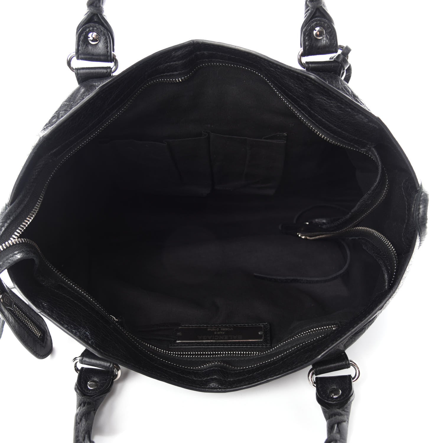 Balenciaga Agneau Classic Silver Hardware City Black 5 of 10