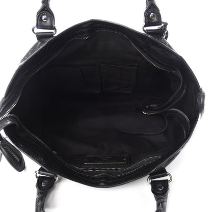 Balenciaga Agneau Classic Silver Hardware City Black 5 of 10