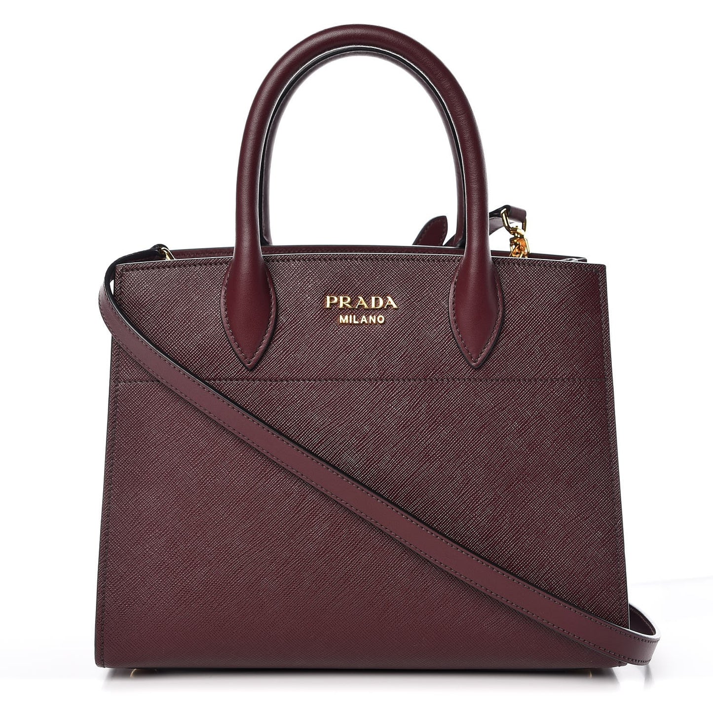 Saffiano City Calf Small Esplanade Tote Granato Marmo
