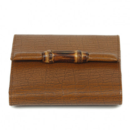 Gucci Leather Bamboo Bar French Wallet 3 of 11