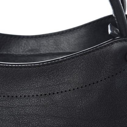 Balenciaga Veau Soyeux Perforated Blackout Hardware City Black 11 of 15