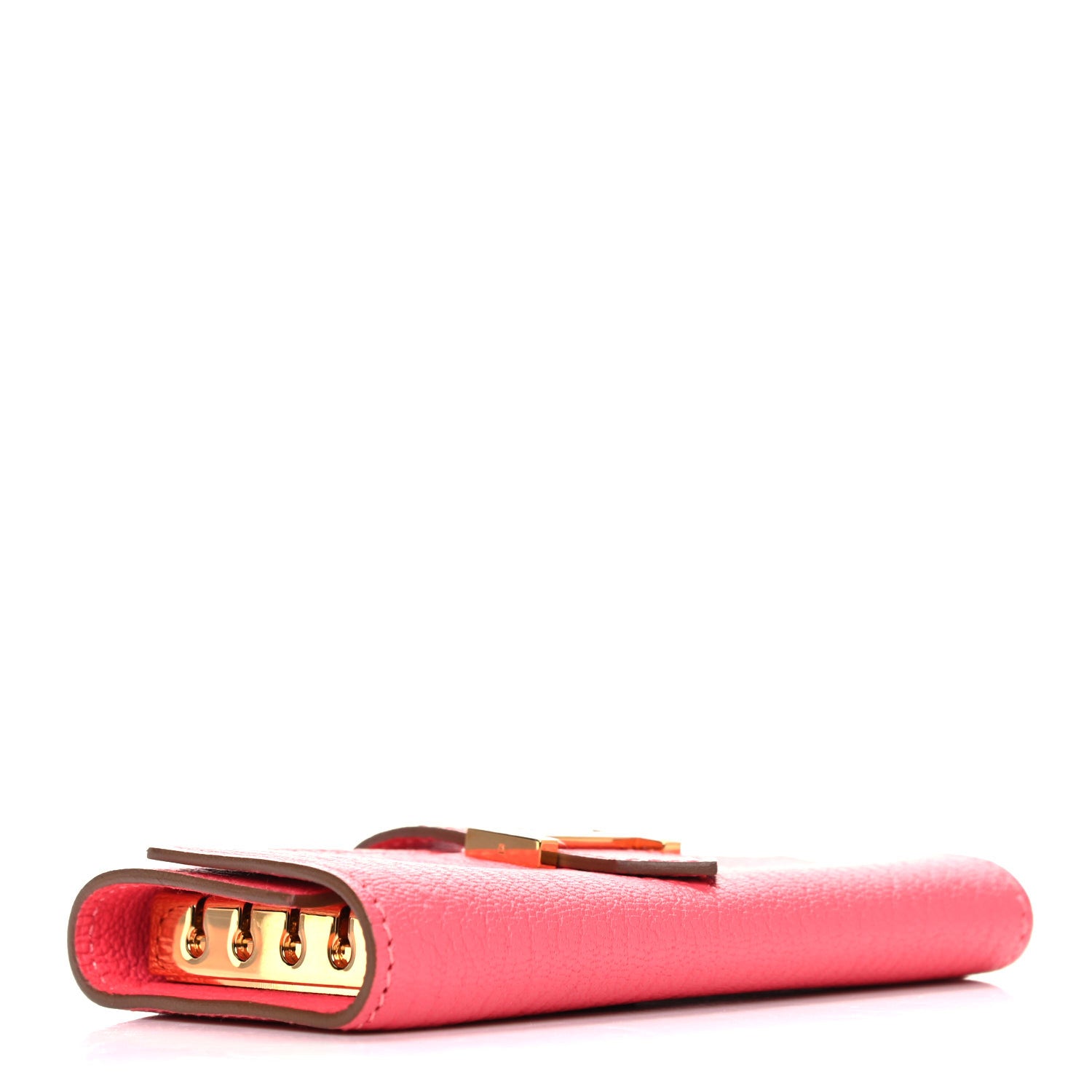 Hermes Chevre Mysore Bearn Multicles 4 Key Holder Rose Lipstick 4 of 9