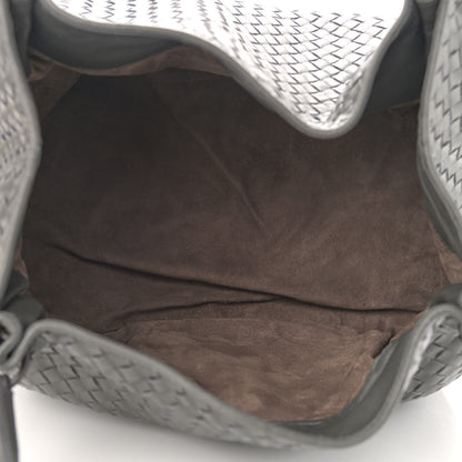 Bottega Veneta Nappa Intrecciato Parachute Bag Grey 5 of 11