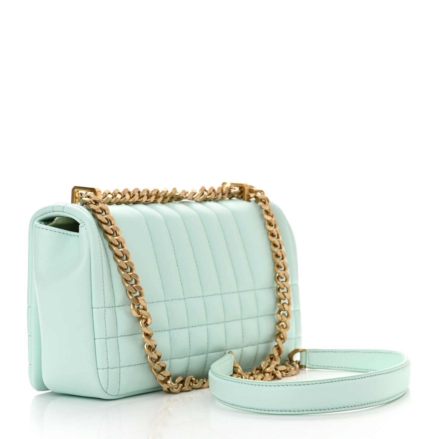 Lambskin Quilted Small Lola Bag Cool Mint