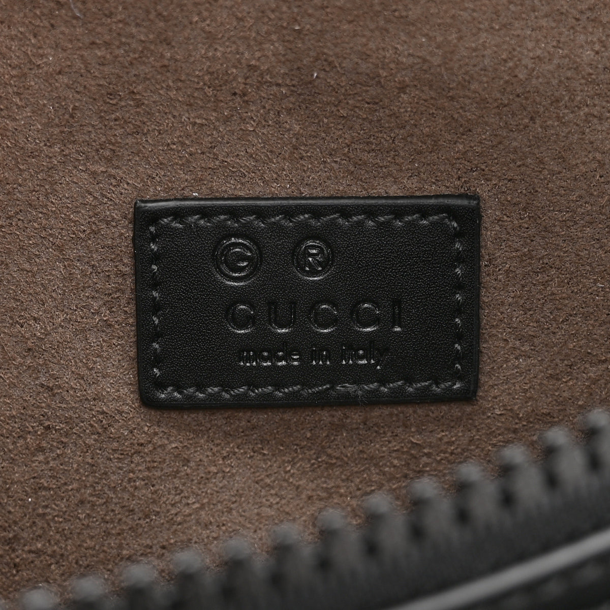Gucci GG Supreme Monogram Belt Bag Black 6 of 10