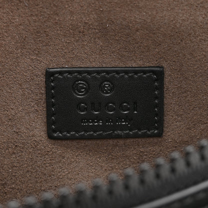Gucci GG Supreme Monogram Belt Bag Black 6 of 10