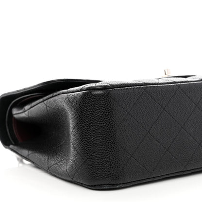 Chanel Caviar Quilted Jumbo Double Flap Black 10 of 11