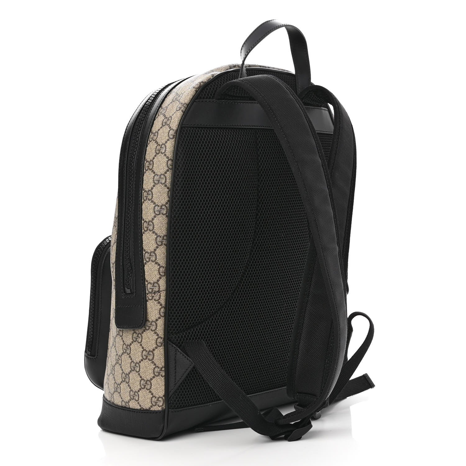 Gucci GG Supreme Monogram Medium Backpack Black 3 of 10