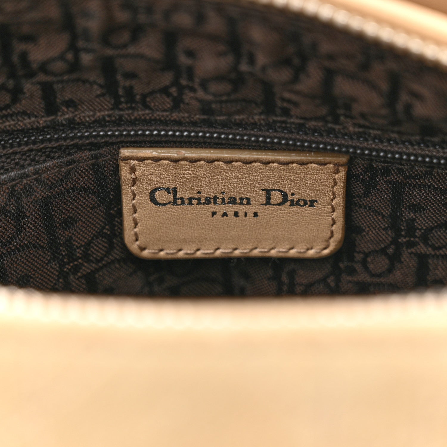 Christian Dior Suede Cannage Medium Lady Dior Beige 6 of 12