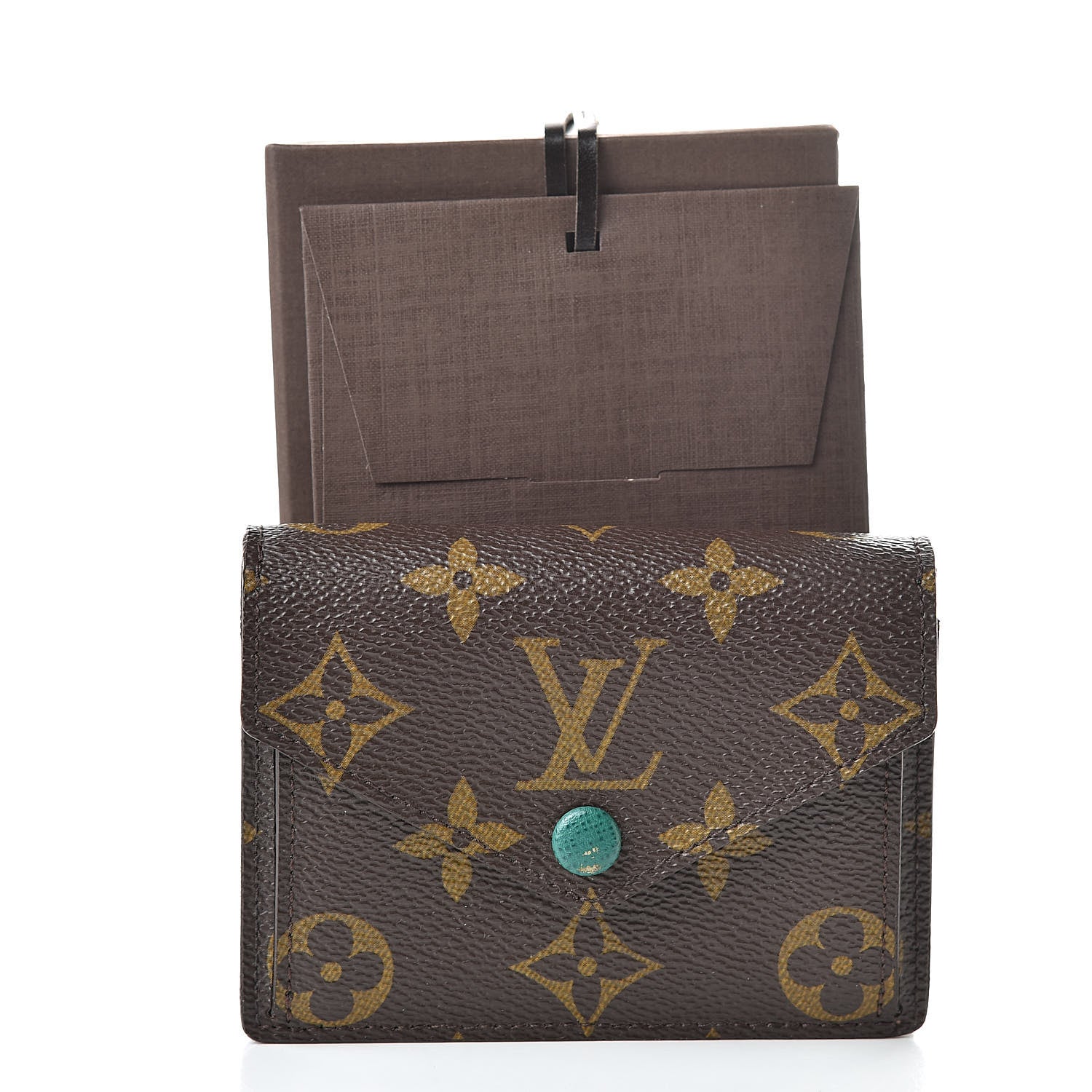 Louis Vuitton Monogram Compact Marie Wallet Vert 9 of 9