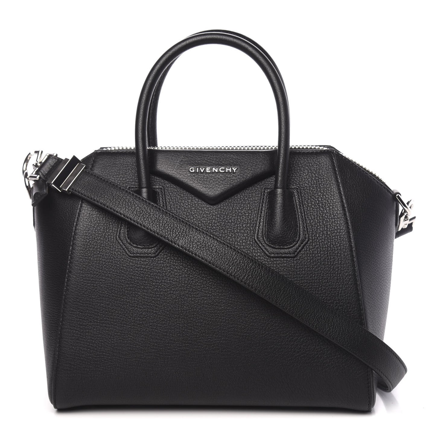Sugar Goatskin Small Antigona Black