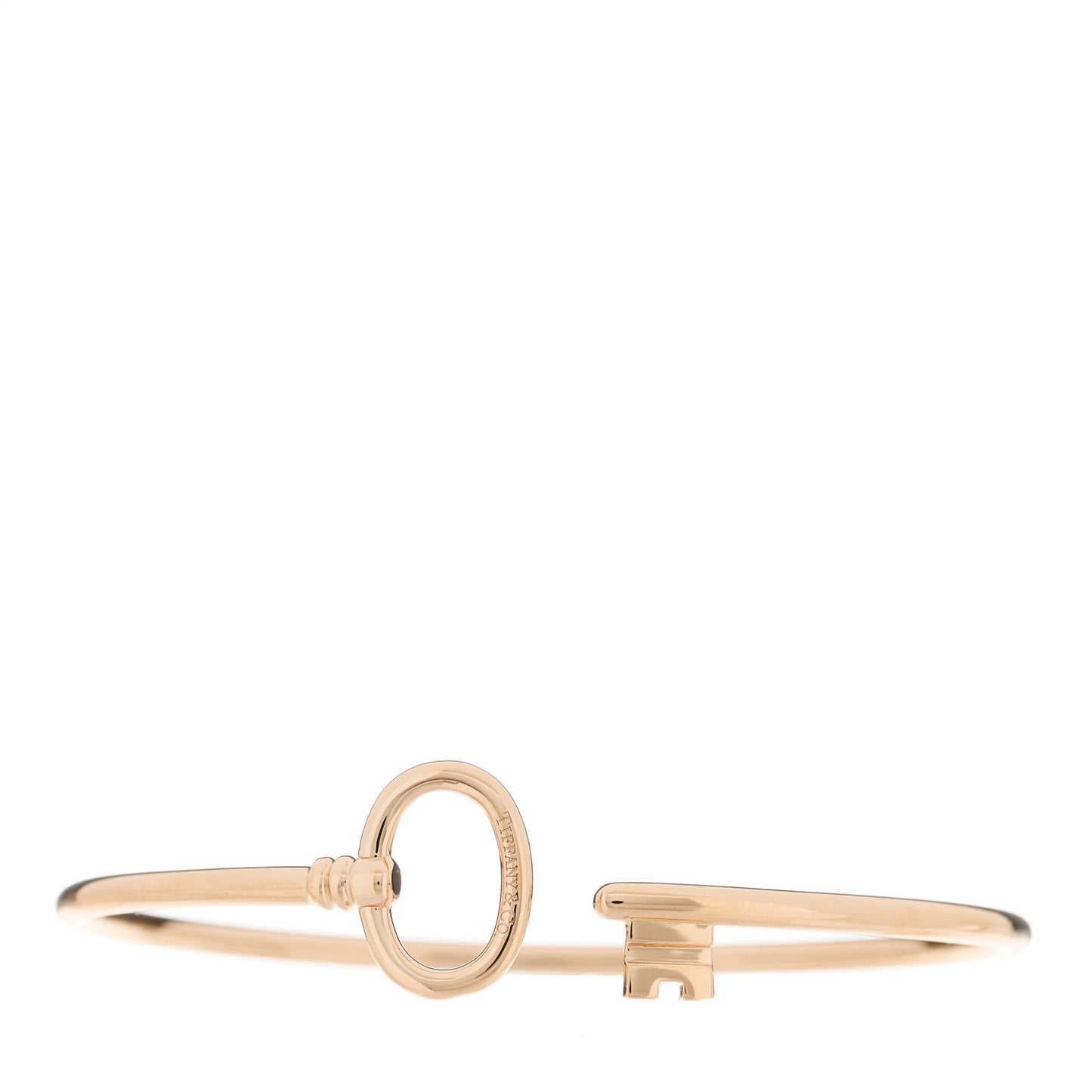 18K Rose Gold Keys Wire Bracelet