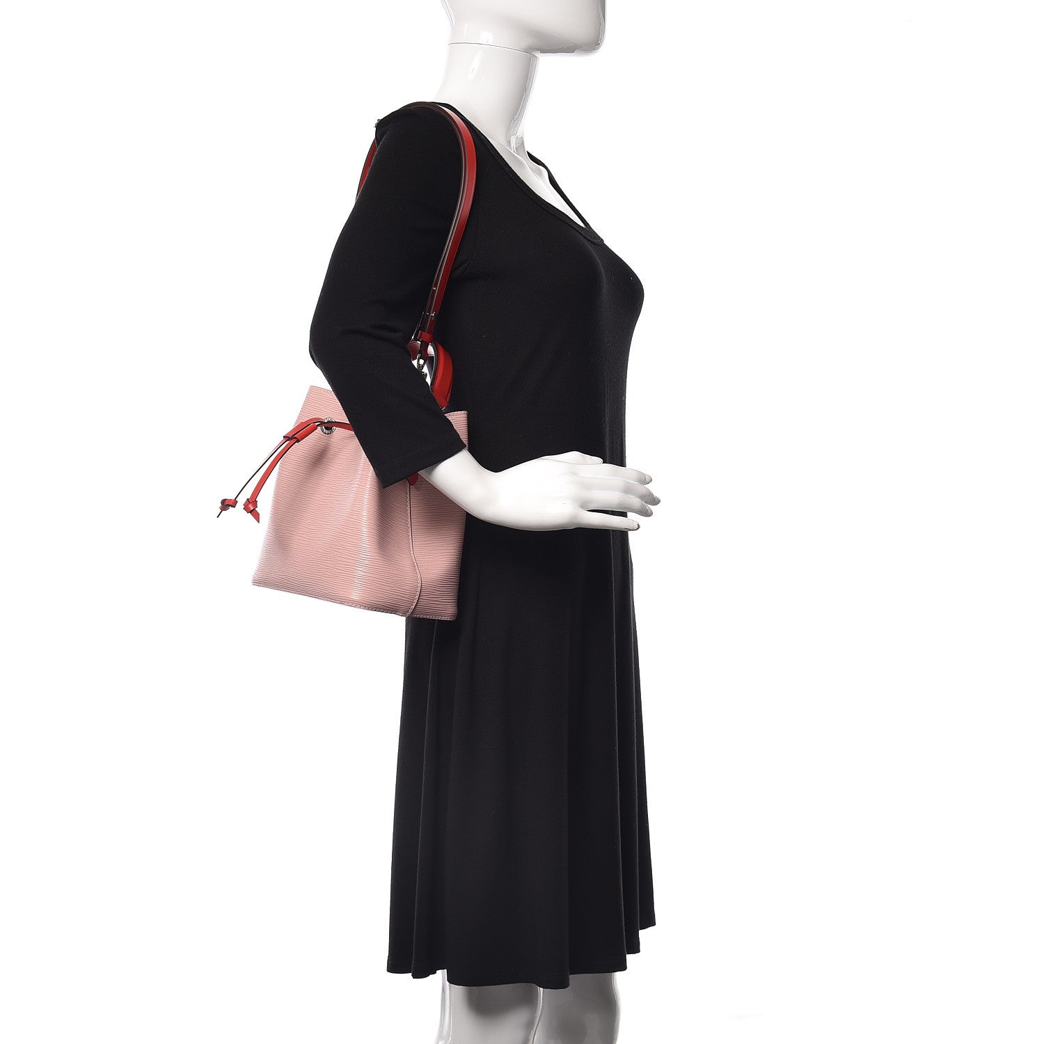 Louis Vuitton Epi NeoNoe BB Rose Ballerine 2 of 9