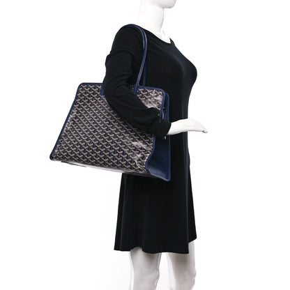 Goyard Goyardine Sac Hardy Pet Carrier PM Navy 2 of 9