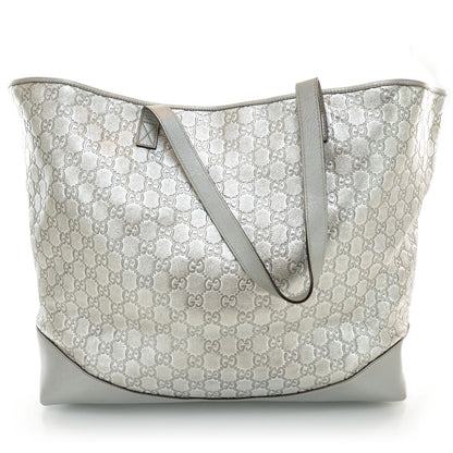 Gucci Guccissima Large Tote Silver 3 of 9