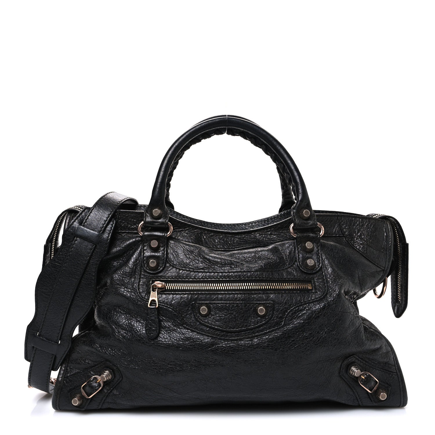 Balenciaga Agneau Giant 12 Rose Gold Hardware City Black 1 of 11