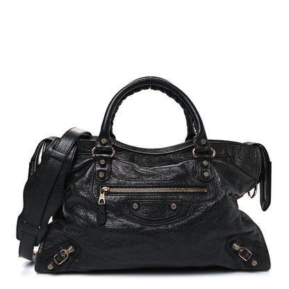 Balenciaga Agneau Giant 12 Rose Gold Hardware City Black 1 of 11