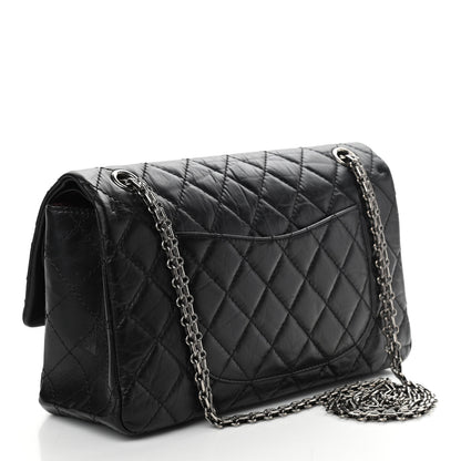 Chanel Aged Calfskin Quilted 2.55 Reissue 226 Flap Black 3 of 12
