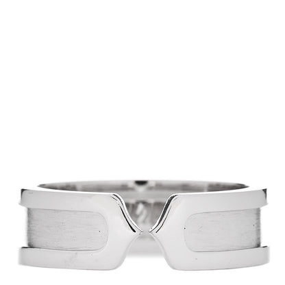 Cartier 18K White Gold 6.5mm C De Cartier Ring 57 8 1 of 5