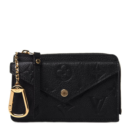 Louis Vuitton Empreinte Recto Verso Card Holder Black 1 of 4